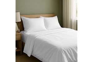 California Design Den 100% Cotton Sheets for Queen Size Bed Sheets with Deep Pocket, Queen Sheet Set with Sateen Weave, Cooli