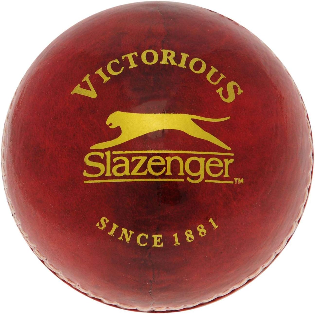0 Slazenger V Series League Cricket Ball Red Juniors