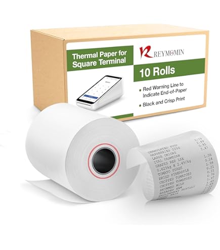 Amazon.com : Receipt Paper Roll for Square Terminal Credit Card