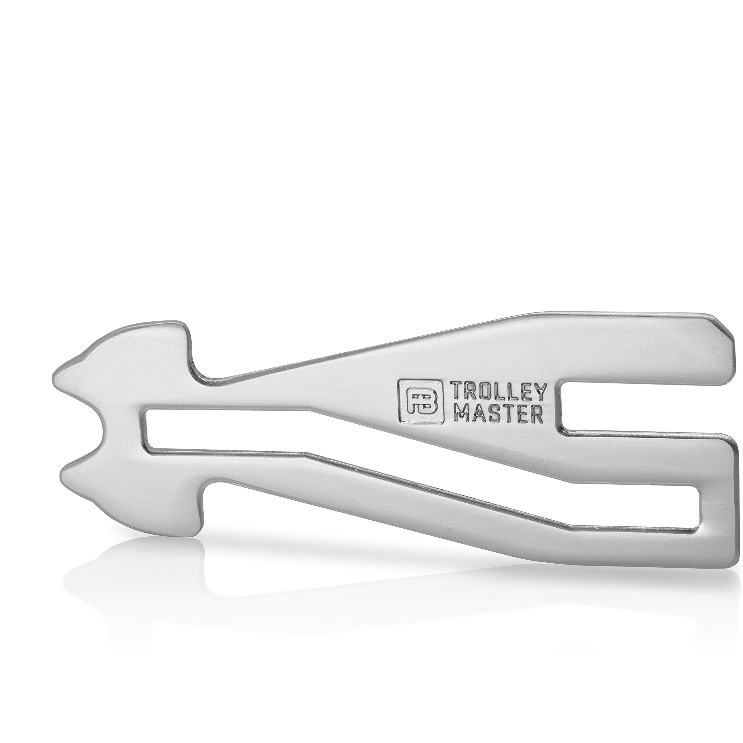 Fabach Master Shopping Trolley Release Key Opens All Shopping Carts Front Loader and Side Drawer Systems Removable Shopping Trolley Token Metal Key Ring