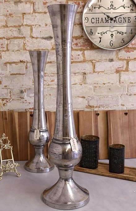 Amazon Com Maravi Meda Decorative Floor Vase Distressed