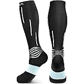 NEENCA Compression Socks, Medical Athletic Calf Socks for Injury Recovery & Pain Relief, Sports Protection—1 Pair, 20-30 mmhg