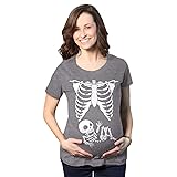 Maternity Skeleton Baby T Shirt Funny Cute