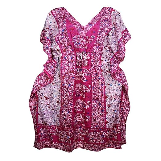 Divine India Women Kaftan Dress Beach Cover Up Ladies