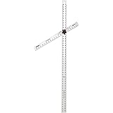 Johnson Level & Tool ADS48 Adjust-A-Square Heavy Duty Aluminum Adjustable T-Square, 48", Silver, 1 Square