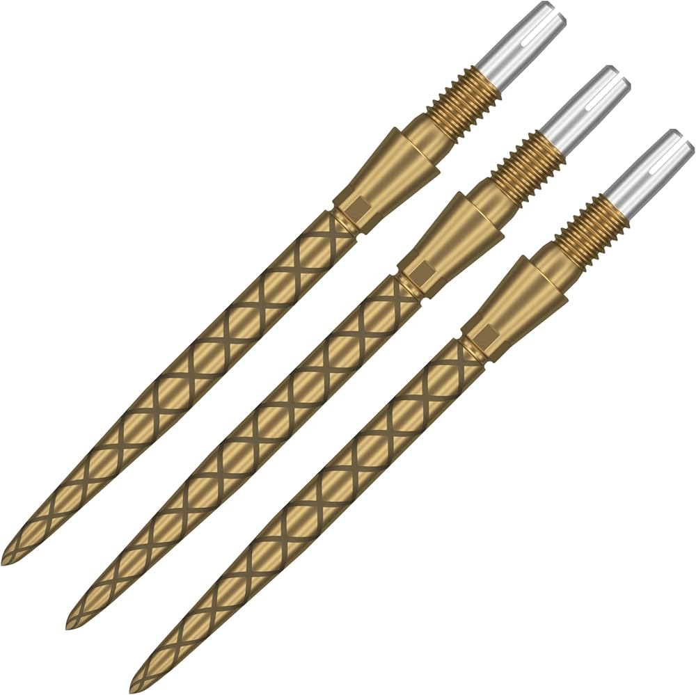 Target Darts Swiss Point Storm Diamond Points 3 Pack 30mm Gold SP