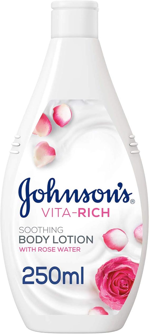 Johnson & Johnson Vita Rich Soothing Body Lotion With Rose Water 250ml