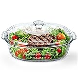 Reasim 2.8L/3Qt Glass Casserole Baking Dish with