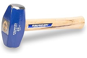 VAUGHAN Hand Drilling Hammer, Made In The USA, Ideal For Chisels, 48 oz, HD3, VN19110