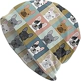 Animal Beanie for Women Men, Warm Stretch Knitted Beanies Hat Lightweight Slouchy Cap Cancer Headwear