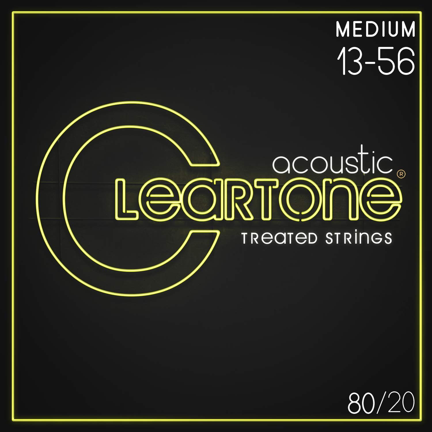 Cleartone 7613 80/20 Bronze Acoustic String Set, Medium