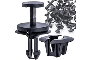 Rexka 15 Sets Silverado Bumper Clips Front Air Dam Deflector Retainer Clips Nut Grommet 15733971 15733970 Fits Chevy Trucks Suburban Tahoe Trailblazer GMC Canyon Savana Sierra Yukon Avalanche