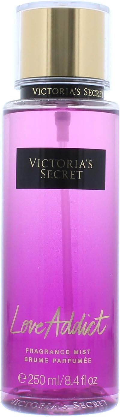 Victoria's Secret Love Addict Fragrance Mist 250ml Warm Amber Creme Anglaise