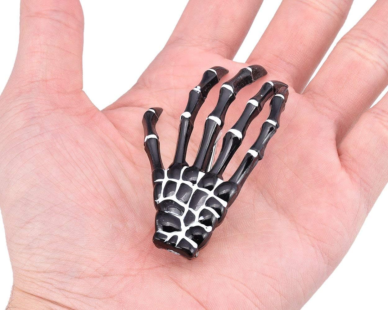 SCSpecial Bone Hair Clips Gothic Skeleton Grips for Halloween Hair Decoration Cosplay & Punk Rock Accessories - Image 4