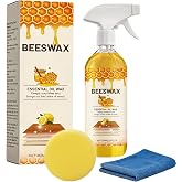 Beeswax Floor Spray,Beeswax Essential Oil Wax,2026 New Beeswaxs Wood Polish Spray,Multi-purpose furniture care spray, suitable for living rooms, kitchens, and wood floors