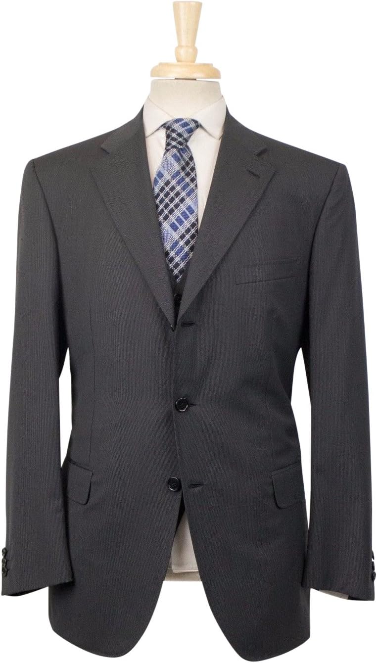 Brioni Chigi 21 Gray Wool Blend 3 Roll 2 Button 3 Piece Suit 54/44 R