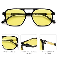 SOJOS Retro Aviator Sunglasses for Women Men,Trendy