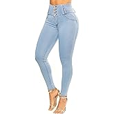 LMRY Colombian Push Up Jeans for Women – High-Waisted, Butt Lifting, Tummy Control – Pantalones Colombianos Levanta Cola