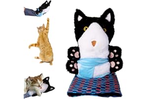Karate Kitty Puppet Pet Wrestling Puppets Cat Boxing Toy Cat Durable Plush Stuffed Toys for Relieving Boredom with Thick Pro
