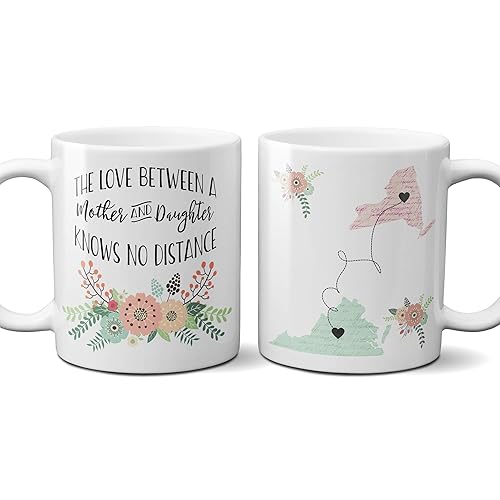 long distance state coffee mug