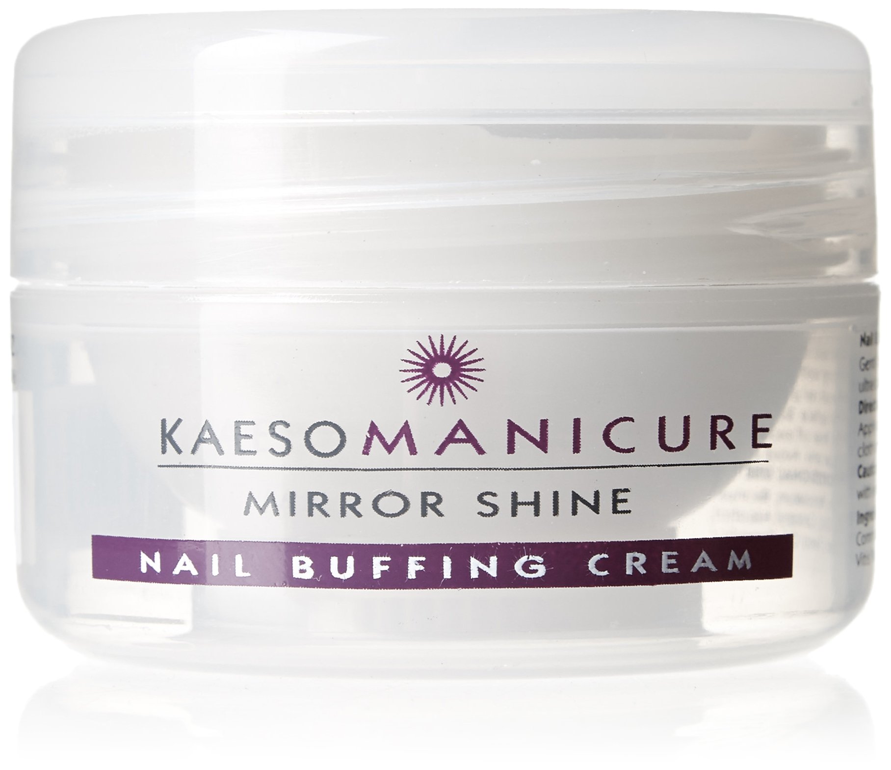 Kaeso Mirror Shine Nail Buffing Cream 30ml – Nail Polishing Cream for High Gloss Finish – Smooth & Shine Nails – Professional Manicure Care
