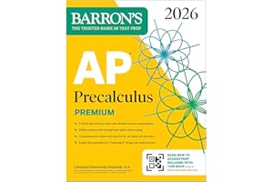 AP Precalculus Premium, 2026: Prep Book with 3 Practice Tests + Comprehensive Review + Online Practice (Barron's AP Prep)