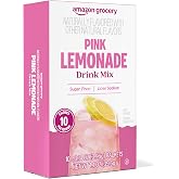 Amazon Grocery, Pink Lemonade Drink Mix, 10 packets, 1.4 Oz
