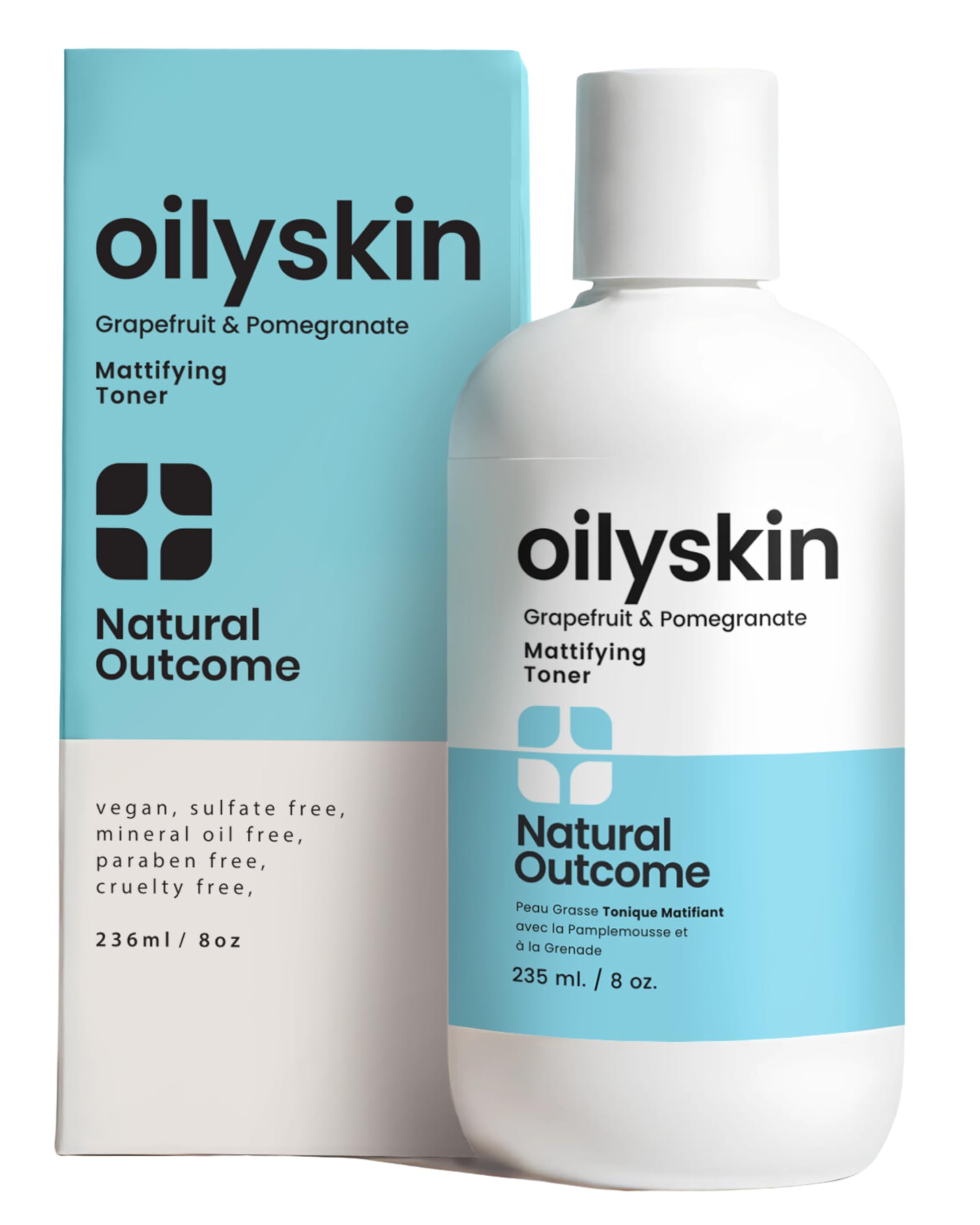 Photo 1 of Natural Outcome Oily Skin Face Toner | Purifying Astringent Facial Toner | Naturally Keeps Skin Matte & Shine Free | Minimizes Appearance of Pores While Keeping Skin Hydrated with Aloe Vera | 8 oz