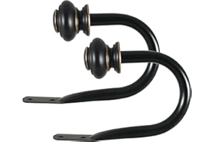 Decopolitan Urn Holdback Pair, Antique Black