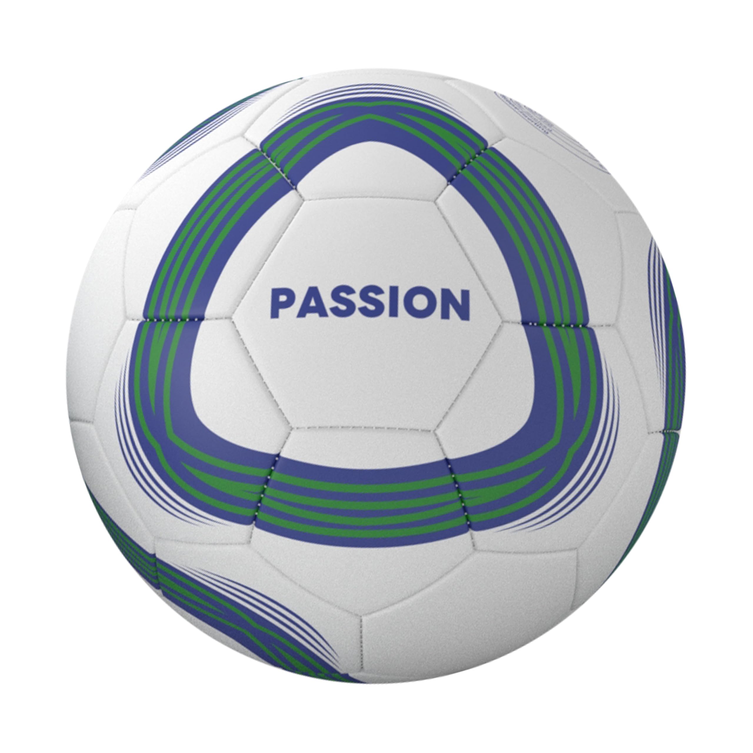 RAYO Passion Machine Stitched Football of Size 5 | Material : PVC | Multicolor | This Lightweight 1.4 MM Thickness Intermediate Football is for Training Purpose | For Men and Women