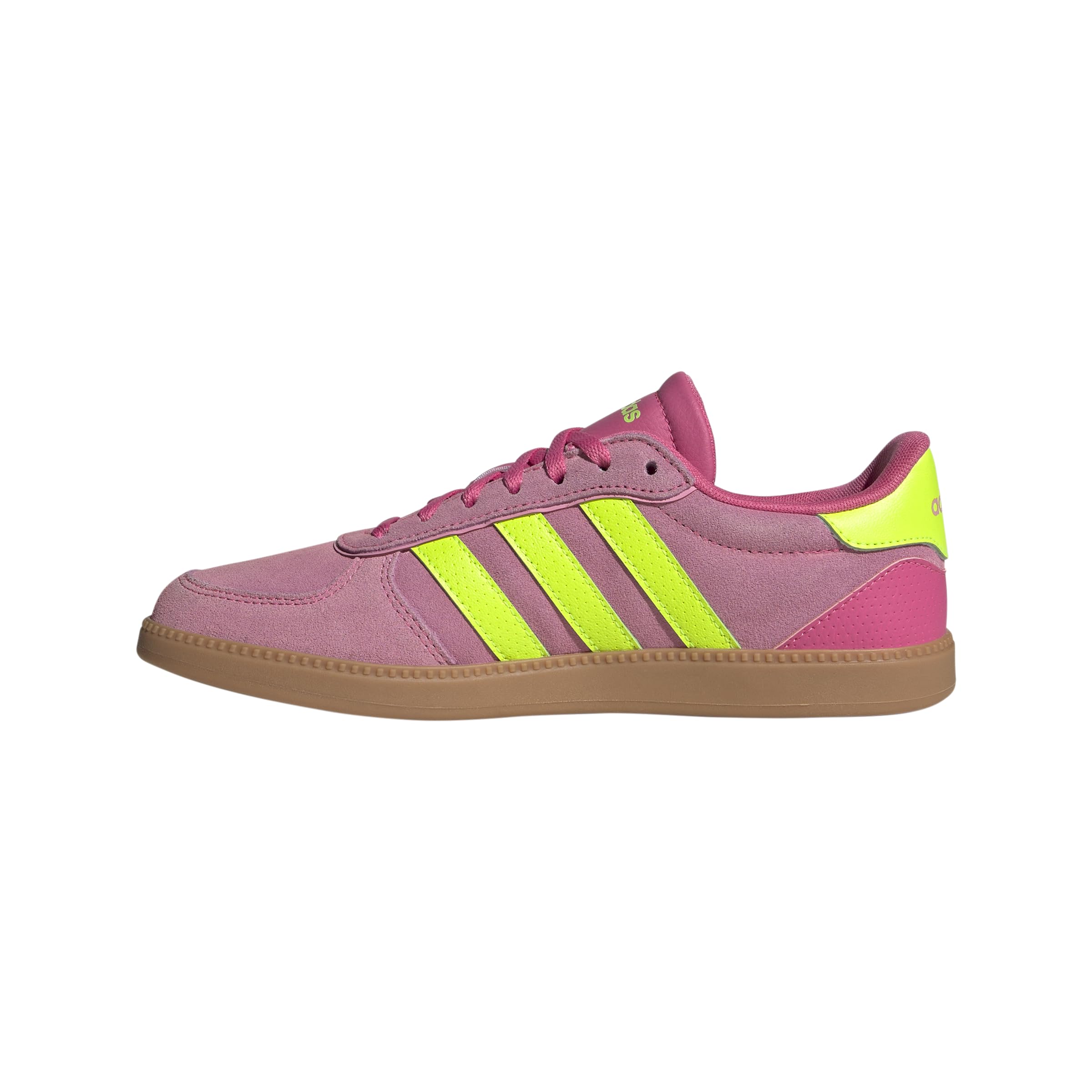 adidas Women's Breaknet Sleek Sneaker, Pulse Magenta/Lucid Lemon/Bliss Pink, 6 Image adidas Women's Breaknet Sleek Sneaker, Pulse Magenta/Lucid Lemon/Bliss Pink, 6 Image