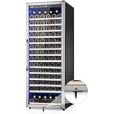 Wine Cooler Refrigerator, 179 Bottles Professional Wine Fridge with Powerful Compressor,Quiet Operation and Elegant Design for Wine Lovers on Fridge.com