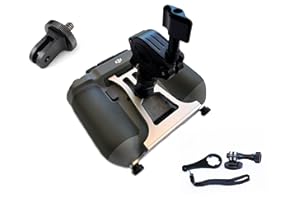 COLMOUNT Bike Mount for DJI RC 2 Controller (not RC or RCPro) for Mini 4 Pro and Air 3/3S Boat, Motorcycle, ATV, Tripod Mount 1/4-20 Ball w/Lock Clamp & Male & Female Adapters Compatible w/GoPro Mounts-RC2PAK3