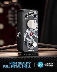LEKATO Distortion Guitar Pedal, Analog Distortion