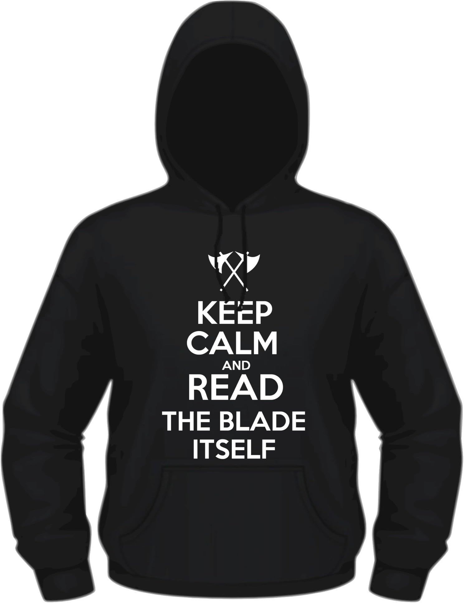 Creepyshirt - KEEP CALM AND READ THE BLADE ITSELF HOODIE - M