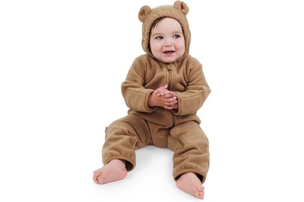 Jan & Jul Fleece Bunting Suit for Babies and Toddlers | Snuggly Soft & Warm, Full Zip Up for Easy Changing, Hooded Onesie wit