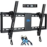 Mounting Dream UL Listed TV Mount for Most 37-70 Inches TVs, Universal Tilt TV Wall Mount Fits 16", 18", 24" Studs with Loadi
