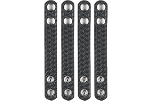 Bianchi Accumold Elite 4-Pack 7906 Chrome Snap Belt Keepers