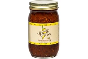 Salsas De Mendoza Roasted Tomato Salsa (Mild) - Authentic Mexican Salsa, Made in Utah, 16 oz Jar