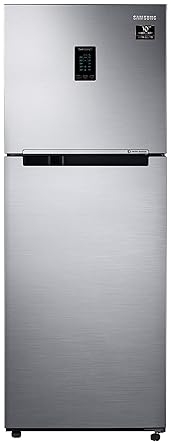 Samsung 324 L 2 Star Inverter Frost-Free Double Door Refrigerator (RT34T4542S9/HL, Refined Inox, Convertible)