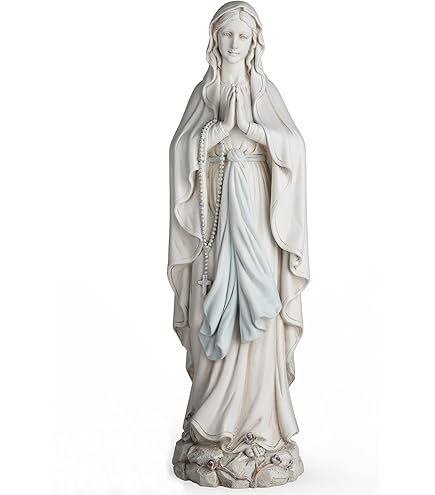Amazon.com: Needzo Pieta Garden Statue, Jesus and Mary Stoneresin