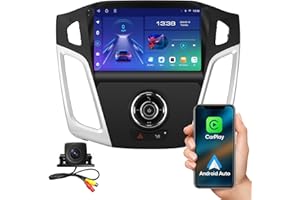 AINAVITO for Ford Focus 2012-2018 Car Radio | Wireless CarPlay Android Auto | Plug and Play | Steering Wheel Control | 5G Wi-Fi| Bluetooth 5.0 | GPS Navigation