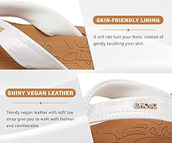 ONCAI Flip Flops For Women Yoga Mat Non-Slip Womens