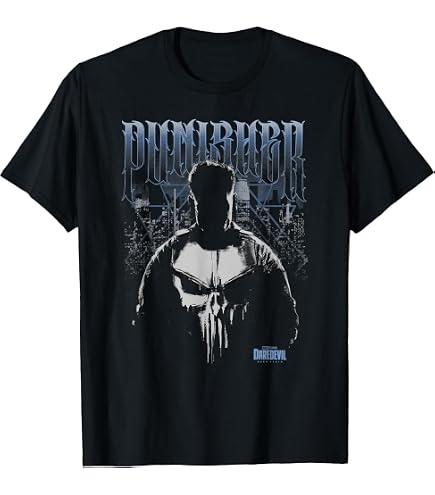 Amazon.com: Marvel The Punisher Frank Castle Distressed Battle T