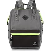 himawari Travel Backpack with USB Charging Port 15.6 Inch Doctor Work Bag laptop backpack for Women&Men(9003-Grey01#)