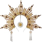 COSDREAMER Halo Crown Mary Goddess Headband Women's Halloween Costume Goddess Headwear (O)