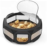 VavoPaw Brooder Box for Chick Starter Kit, Chicken Brooder Up to 15 Chicks | Pop-Up Chicken Brooder Box with Breathable Mesh Cover, Portable Design, Indoor Outdoor Brooder Pen for Chick, Duck, Quail
