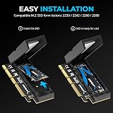 SABRENT M.2 NVMe to PCIe x16 Adapter with Aluminum Heatsink EC-TFPE view 2