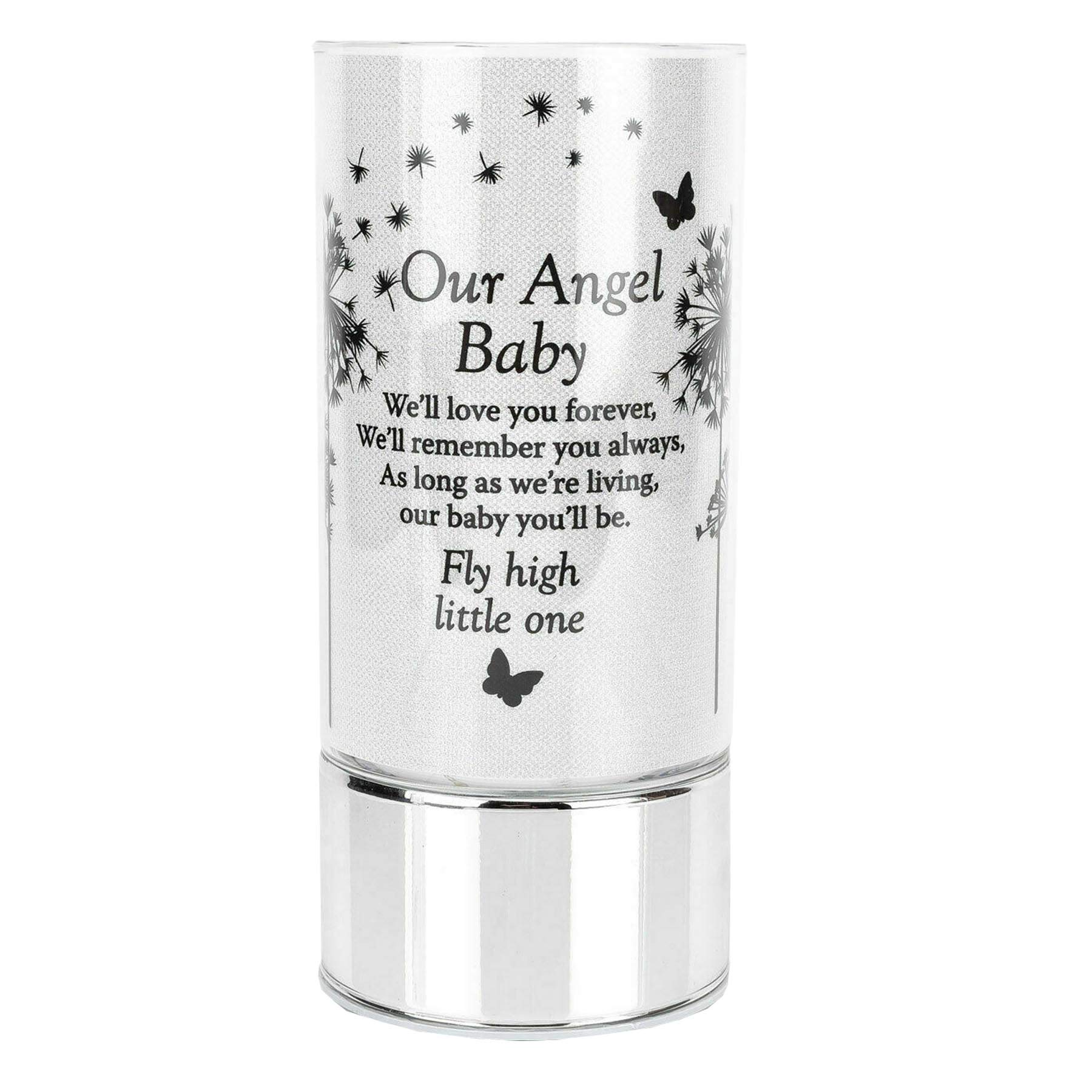 Widdle Gifts Memorial Light Up Tube Light - Angel Baby