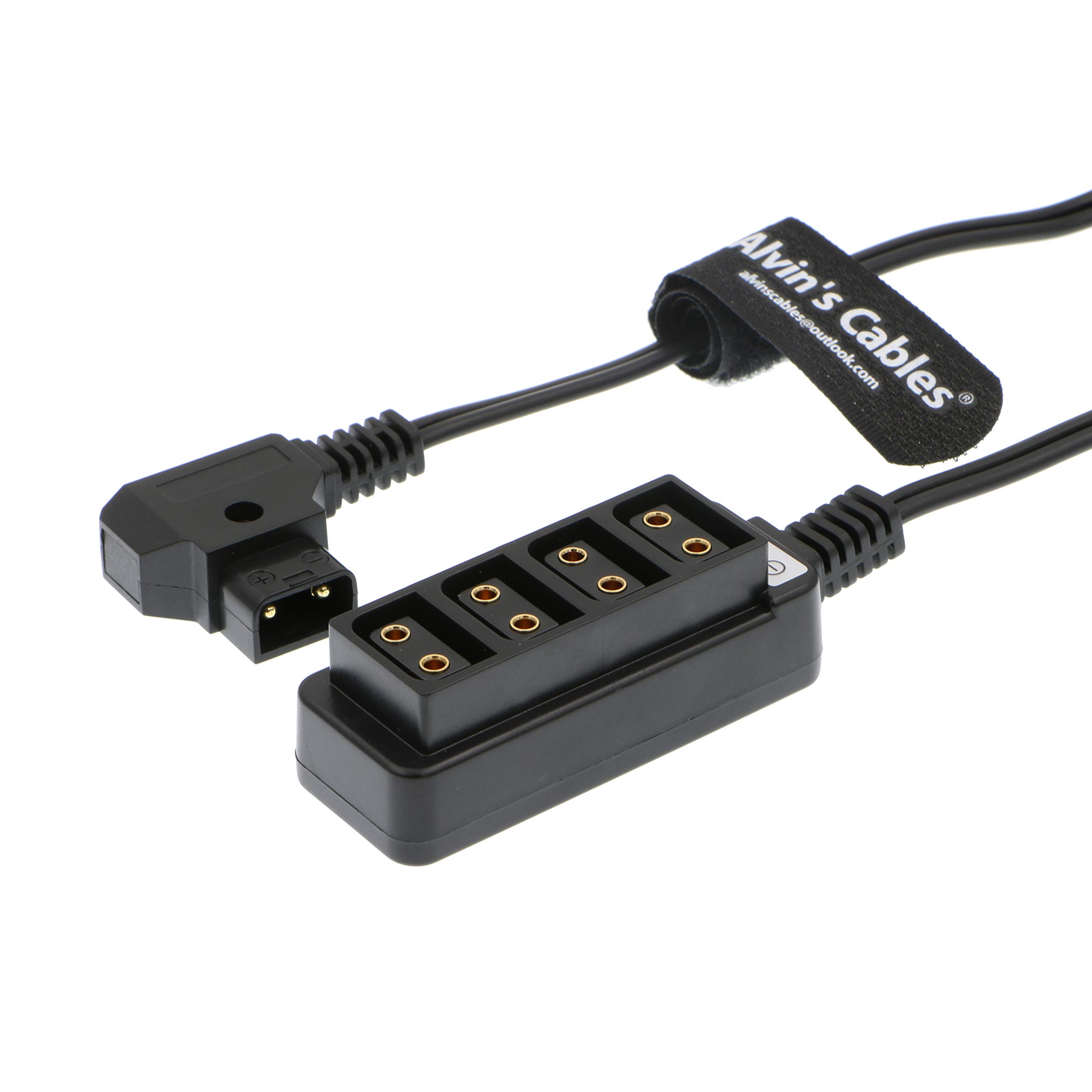 Alvin's Cables D Tap Male to 4 Port Dtap Female Splitter Power Cable for ARRI RED Cameras TILTA Steadicam IDX Battery — image 1